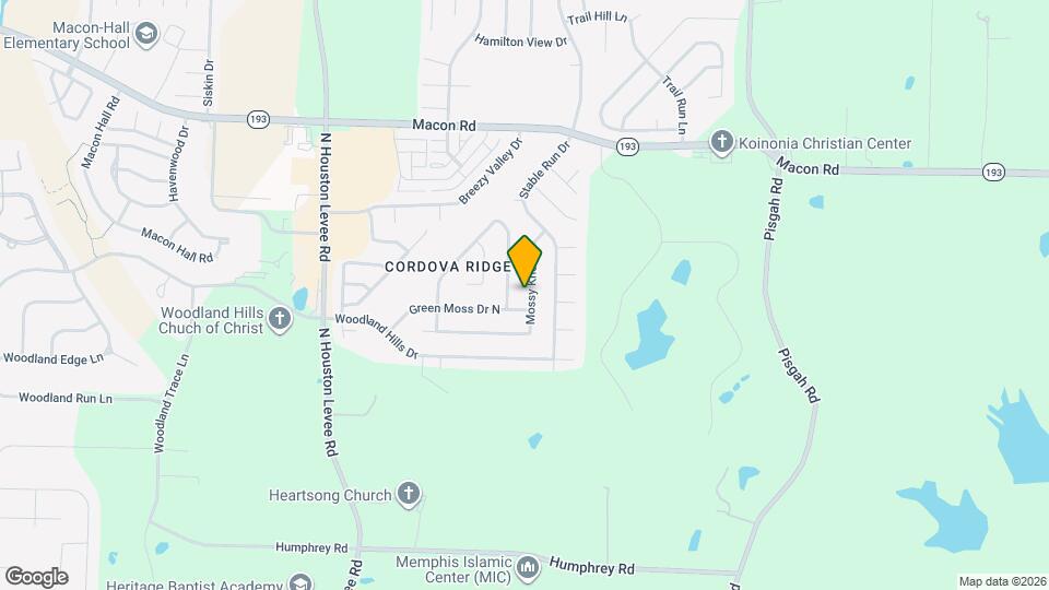 1071 Mossy Knoll Dr Mapa y Detalles de la Ubicación