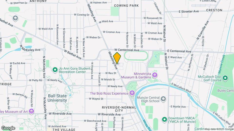 1500 Wheeling Ave Map and Location Details