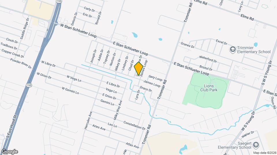 5009 James Loop Map and Location Details