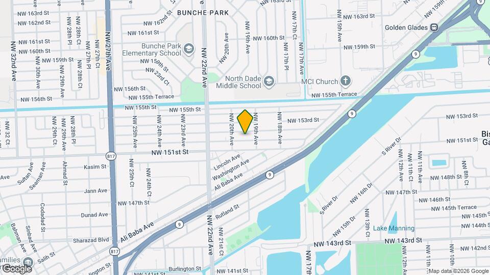 1941 NW 152nd St Map and Location Details