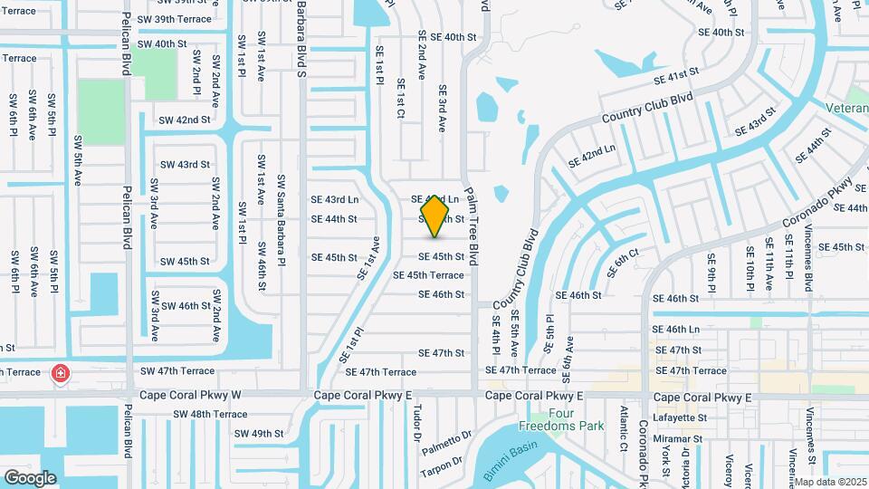 222 SE 44th Terrace Map and Location Details