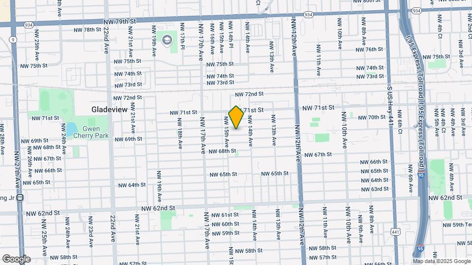1461 NW 69th St Map and Location Details
