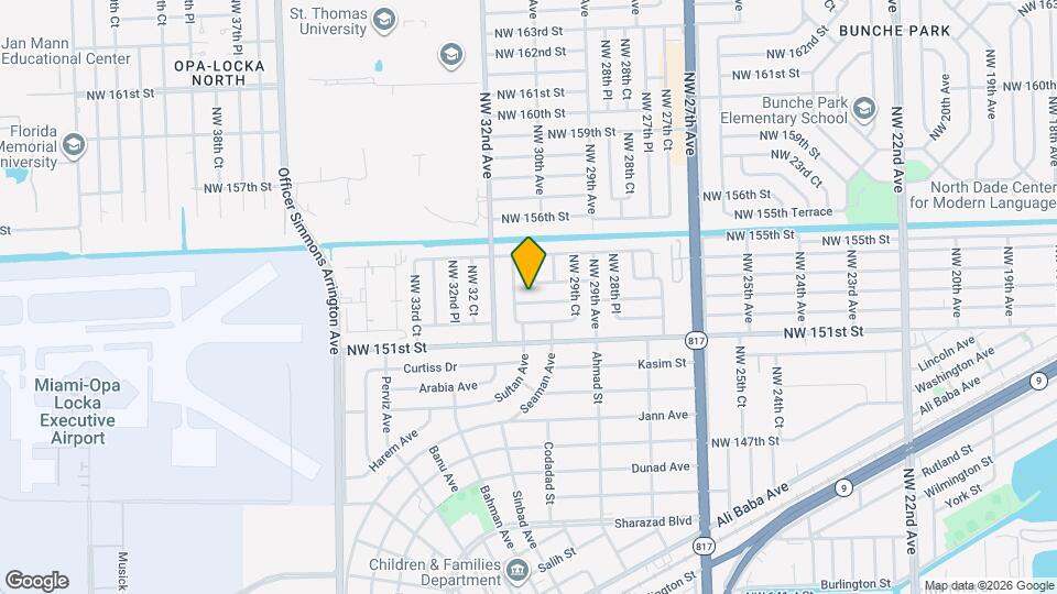 3041 NW 152nd Terrace Map and Location Details