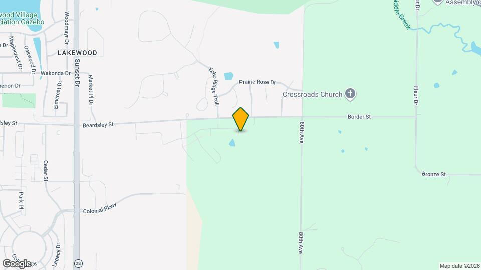 3026 Myron St Map and Location Details