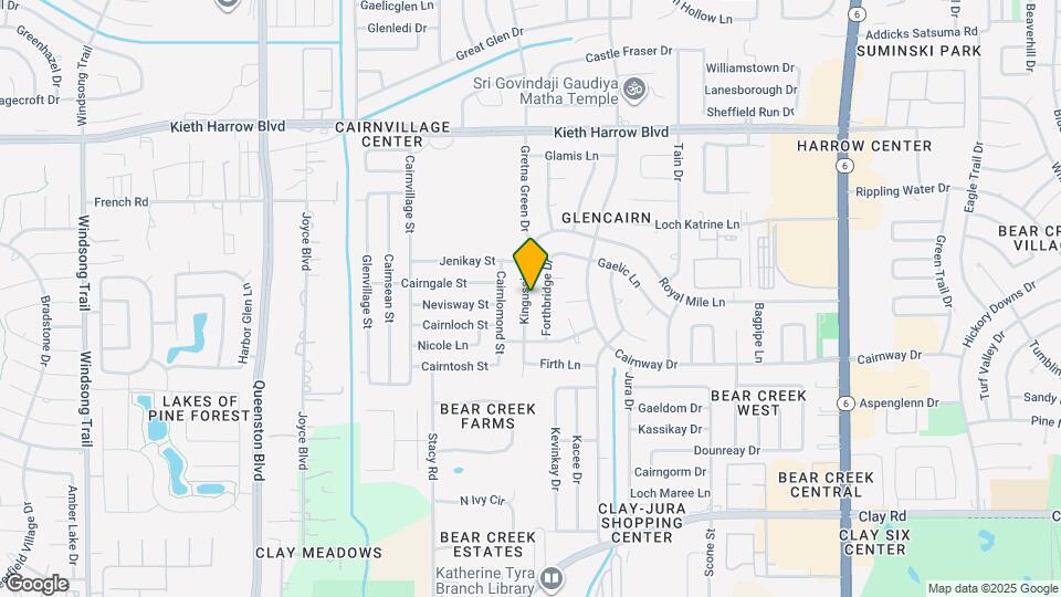 4706 Kingussie Dr Map and Location Details