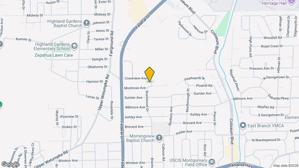 2786 Crestview Ave Map and Location Details