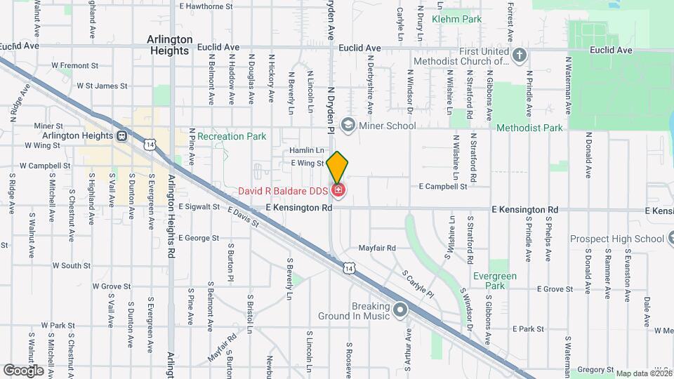 3 N Dryden Pl Map and Location Details