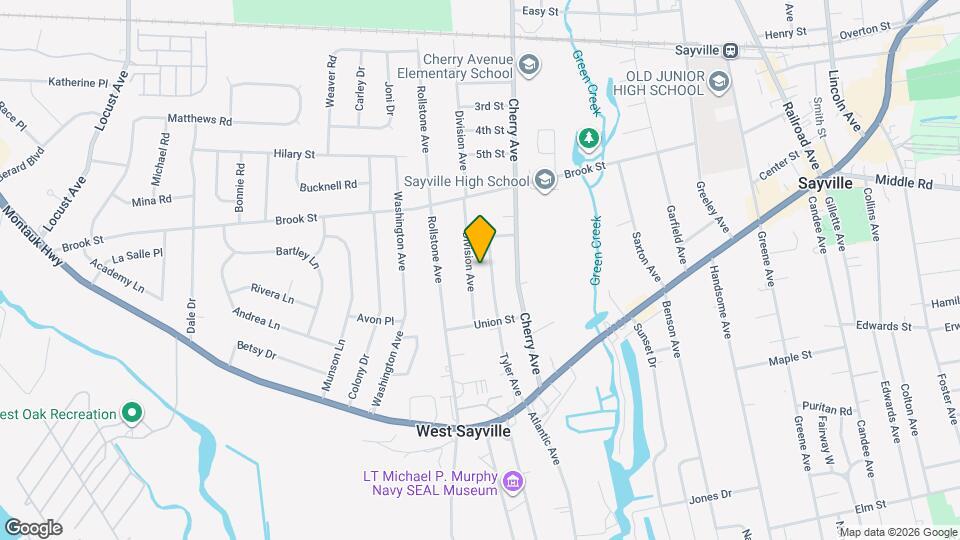74 Tyler Ave Mapa y Detalles de la Ubicación
