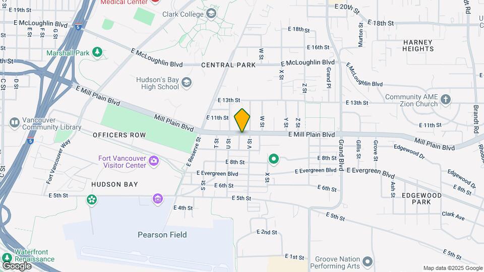 2111 E Mill Plain Blvd Map and Location Details