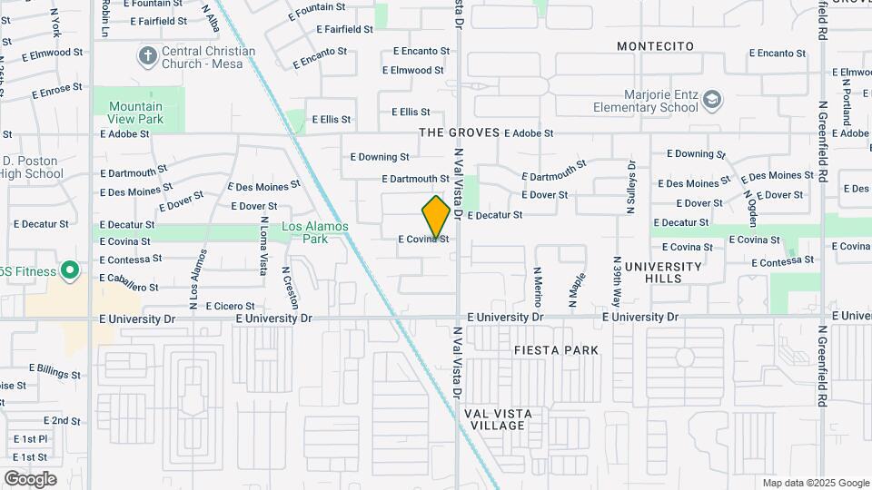 3535 E Covina St Map and Location Details