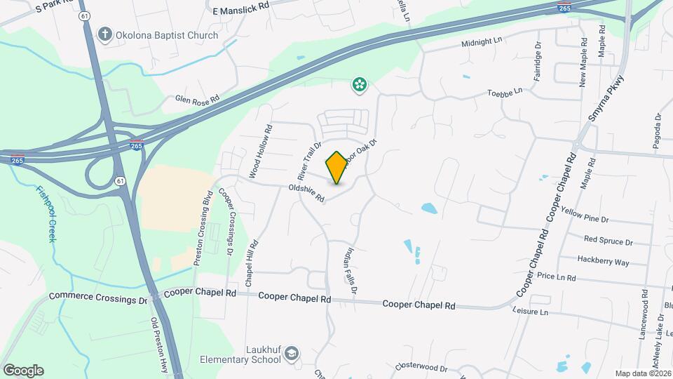 5215 Oldshire Rd Map and Location Details