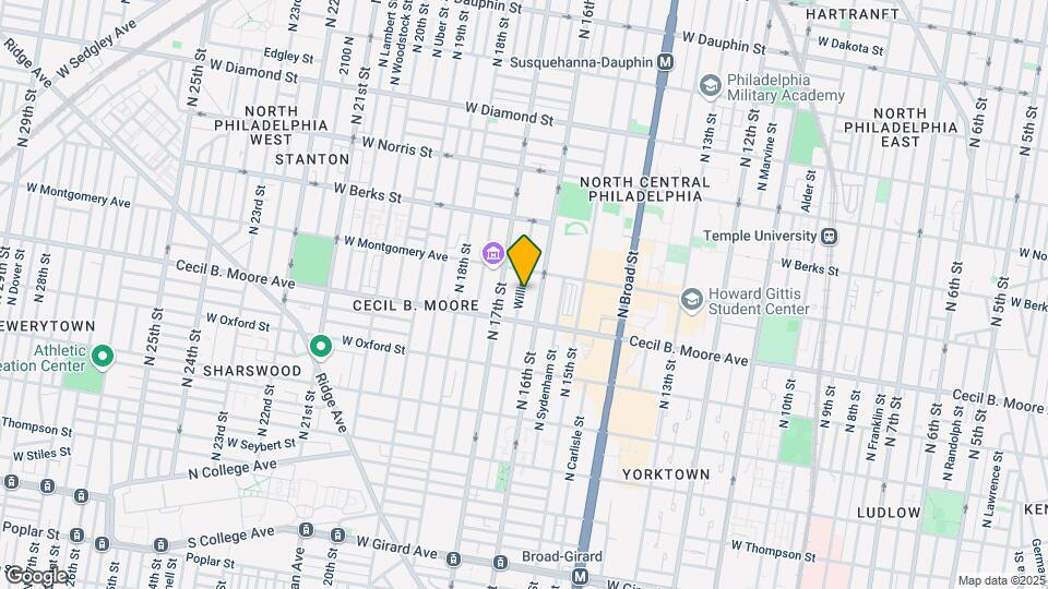 1721 Willington St, Unit Sky Villa Map and Location Details
