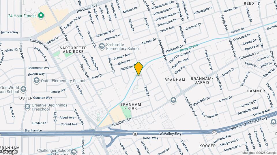 1633 Swangate Way Map and Location Details