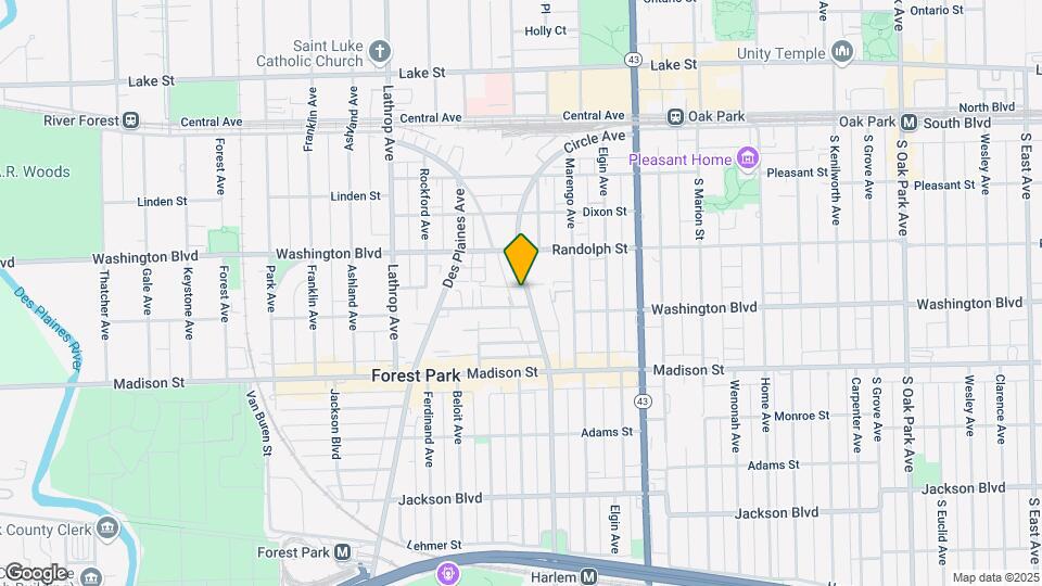 235 Circle Ave Map and Location Details