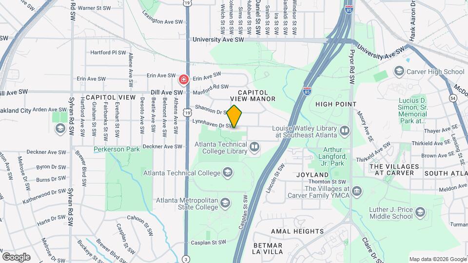 490 Lynnhaven Dr SW Map and Location Details