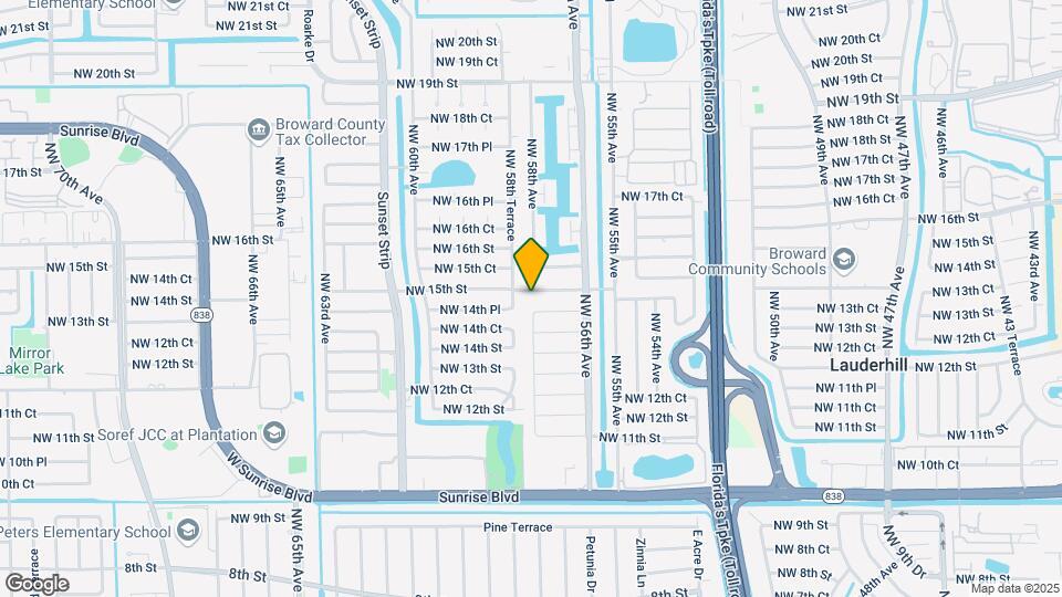 5800 NW 15th St Mapa y Detalles de la Ubicación