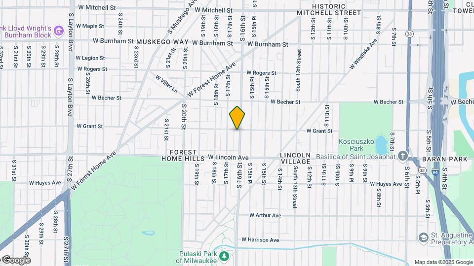 2207 S 16th St Map and Location Details