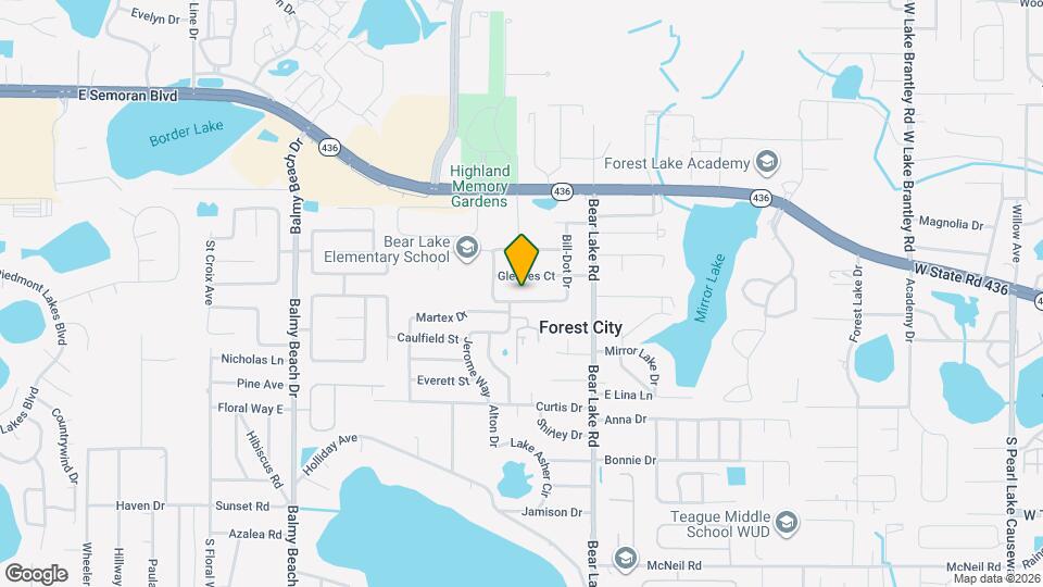 3419 Seminole Dr Mapa y Detalles de la Ubicación