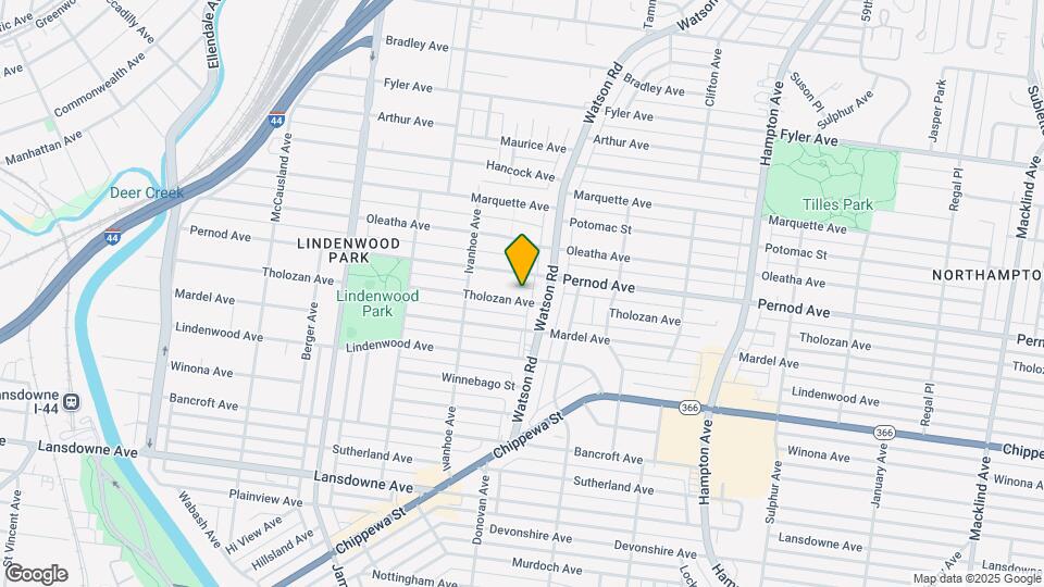 6525 Tholozan Ave Map and Location Details