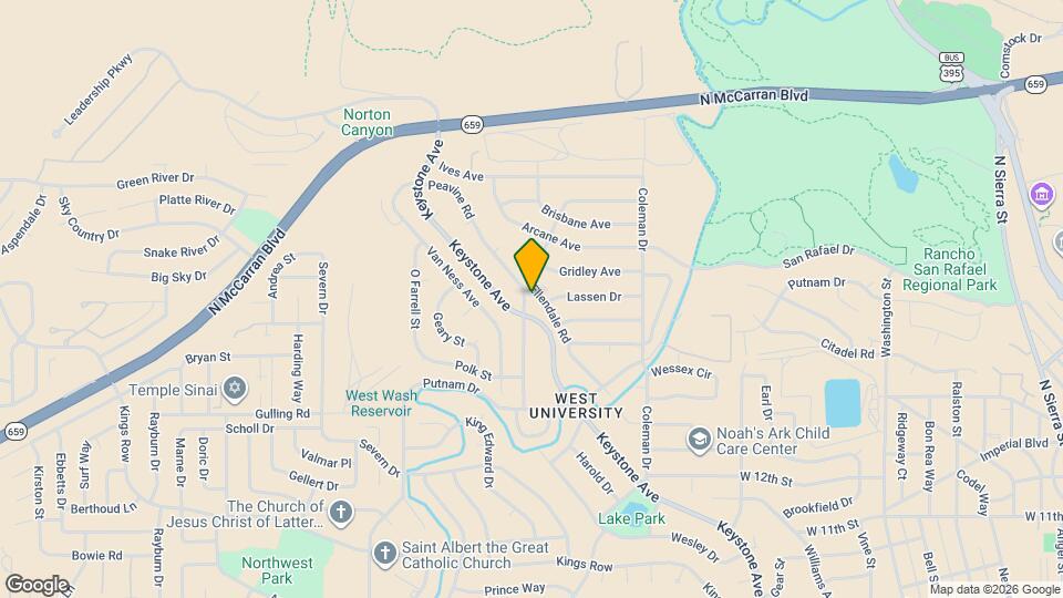 1640 Peavine Rd Map and Location Details