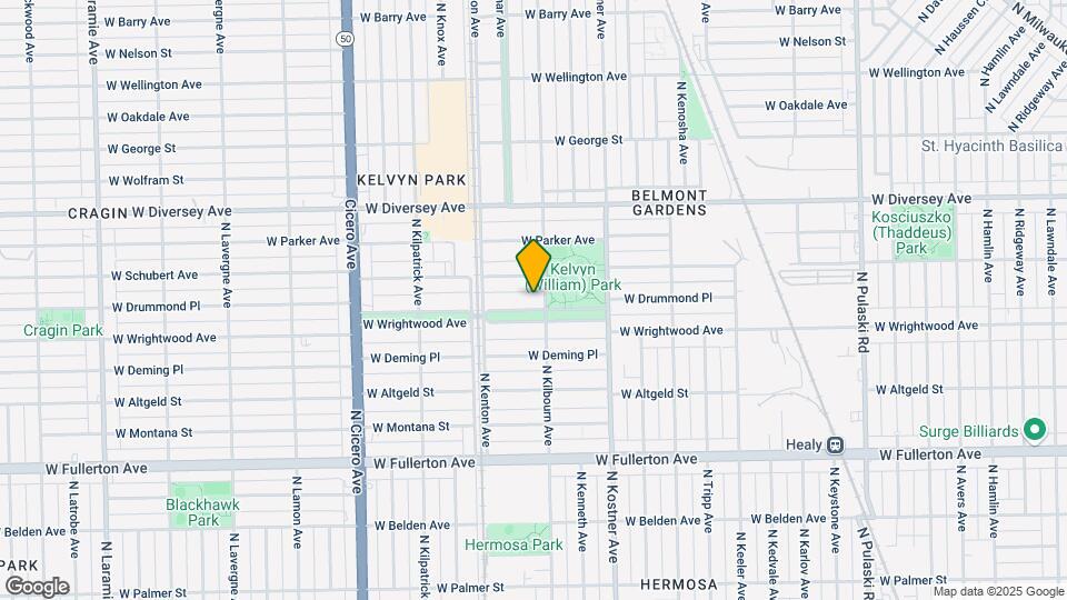 4508 W Wrightwood Ave Map and Location Details
