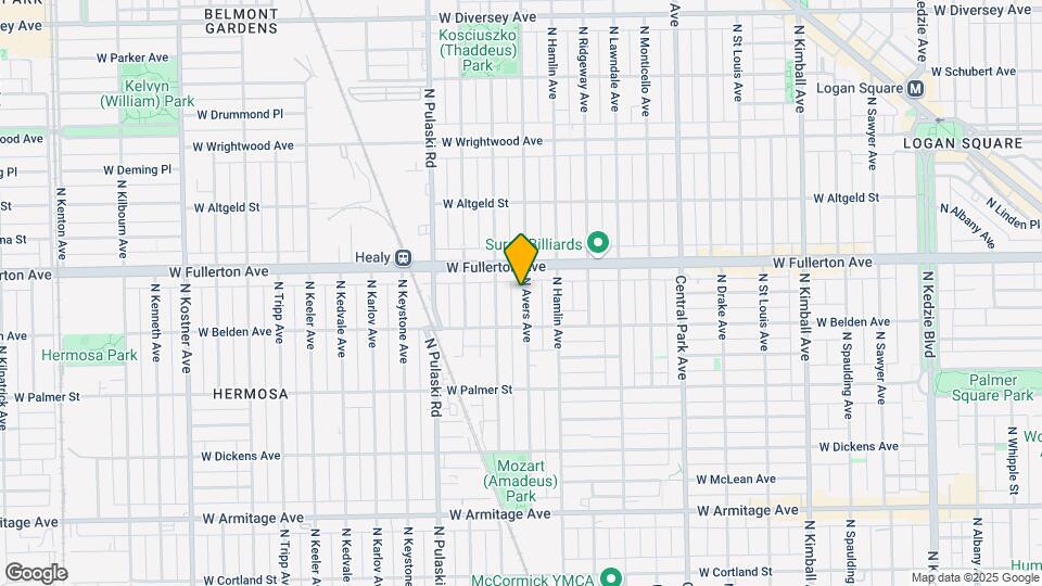 2332 N Avers Ave Map and Location Details