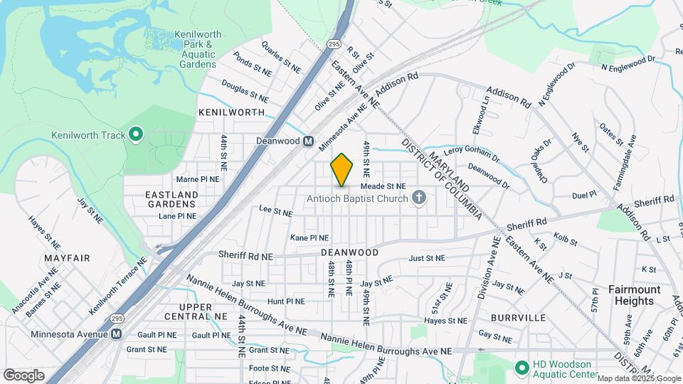 4809 Meade St NE Map and Location Details