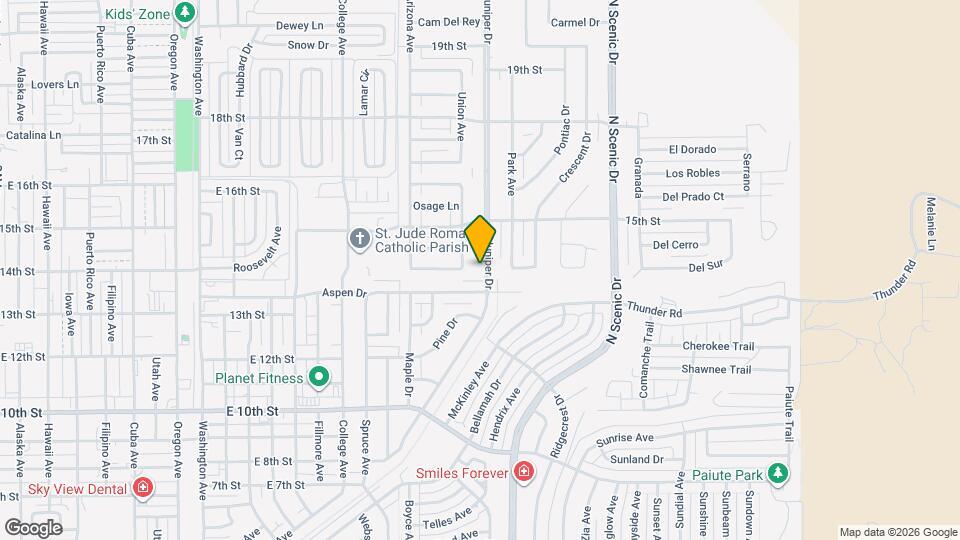 3 Bedroom 2 Bath Conveniently Located House! Map and Location Details