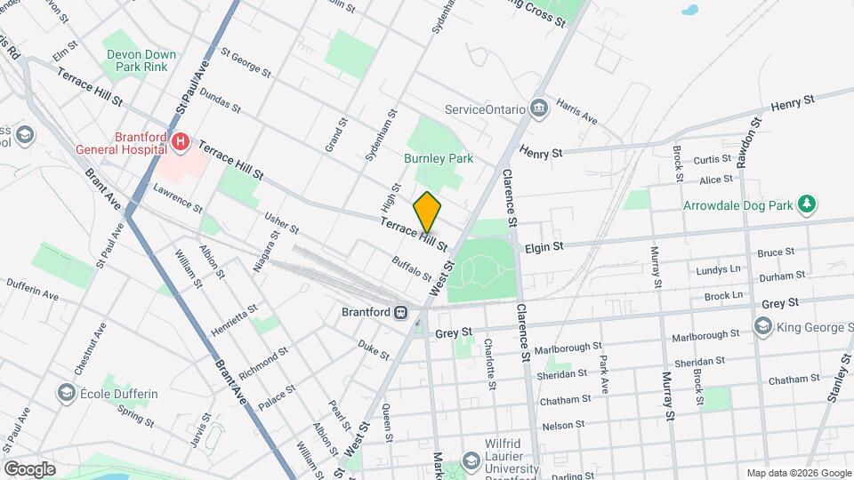 22 Terrace Hill St Map and Location Details