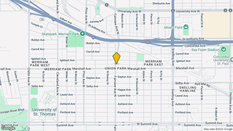 1819 Marshall Ave Mapa y Detalles de la Ubicación