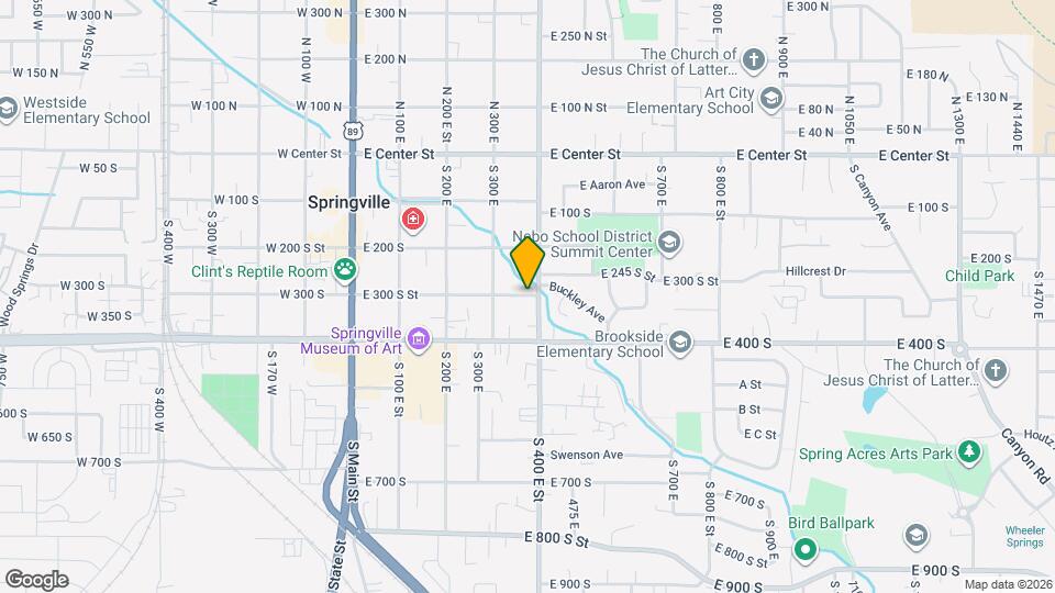 300 E 400 S, Unit Apt. #2 Mapa y Detalles de la Ubicación