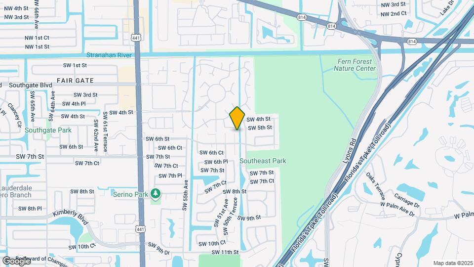 560 SW 50th Terrace Map and Location Details