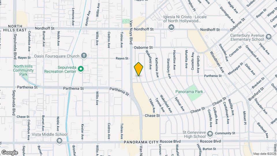 8775 Tilden Ave Map and Location Details