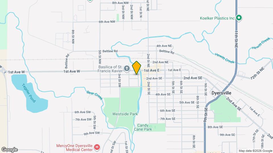 106 2nd Ave SW Map and Location Details