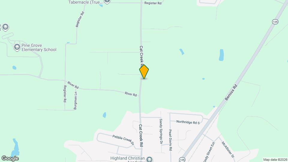 4244 Cat Creek Rd Map and Location Details