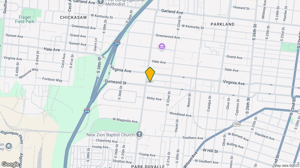 3317 Dumesnil St Map and Location Details