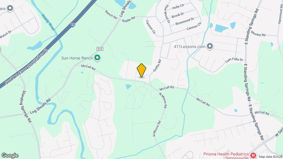 1 McCall Rd Map and Location Details