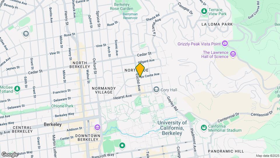 2510 Le Conte Ave Map and Location Details