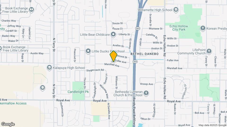 4695 Marshall Ave Map and Location Details