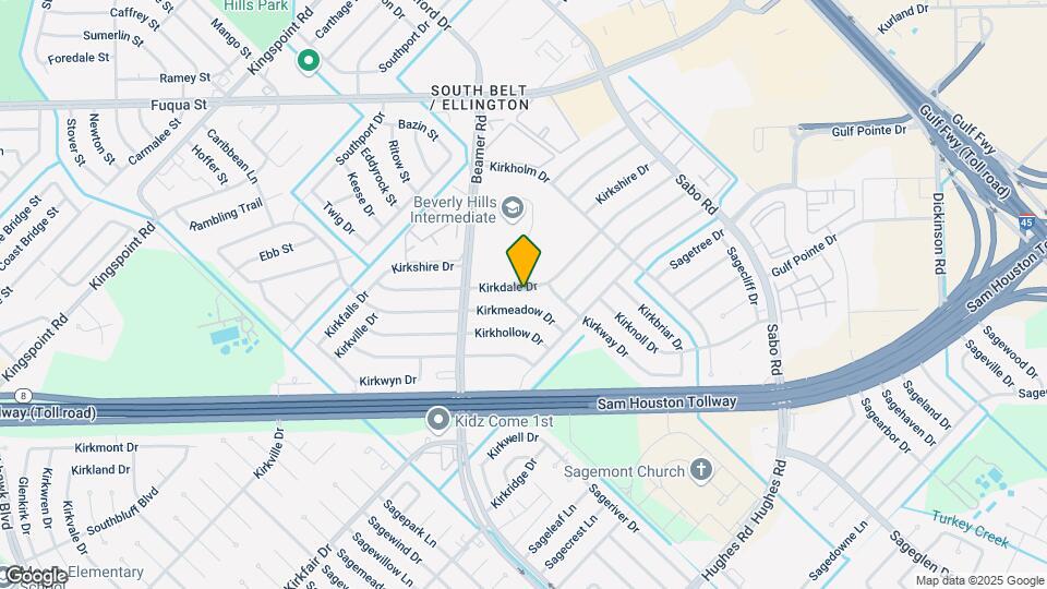 10110 Kirkdale Dr Map and Location Details
