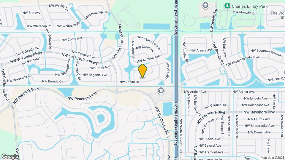 5768 NW Zenith Dr Mapa y Detalles de la Ubicación