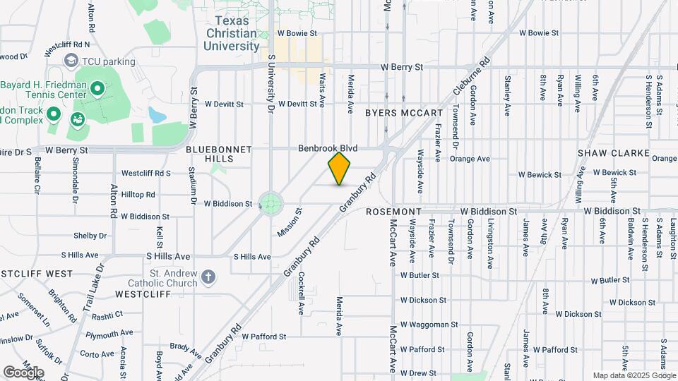 2709 W Bewick St Map and Location Details