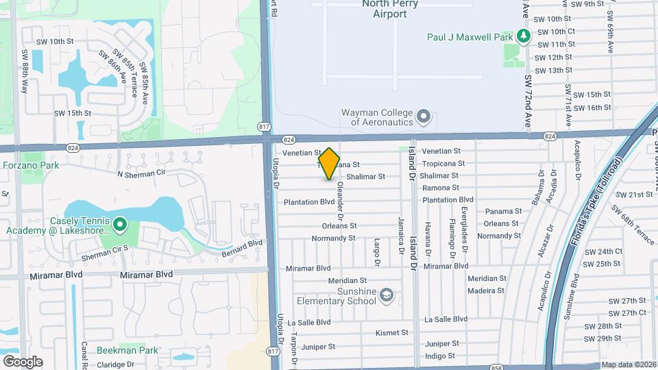 7913 Ramona St Map and Location Details