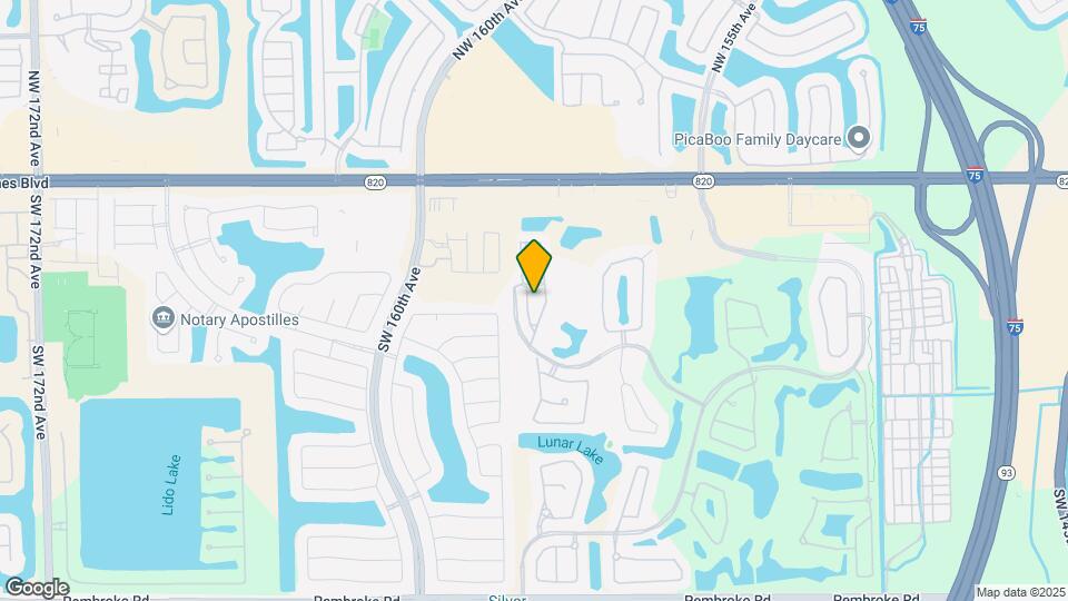 691 SW 158th Way Map and Location Details
