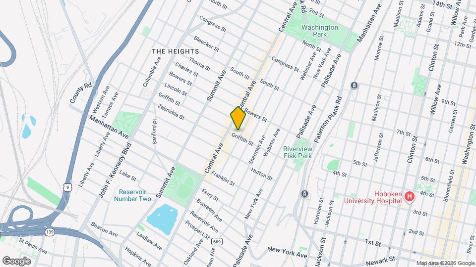 134 Griffith St Map and Location Details