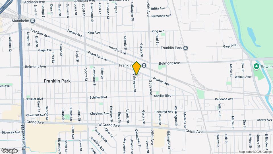 3109 Calwagner St, Unit 1W Map and Location Details