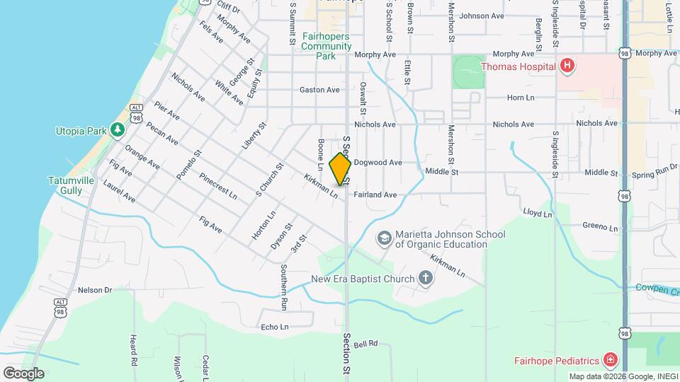 416 S Section St Map and Location Details