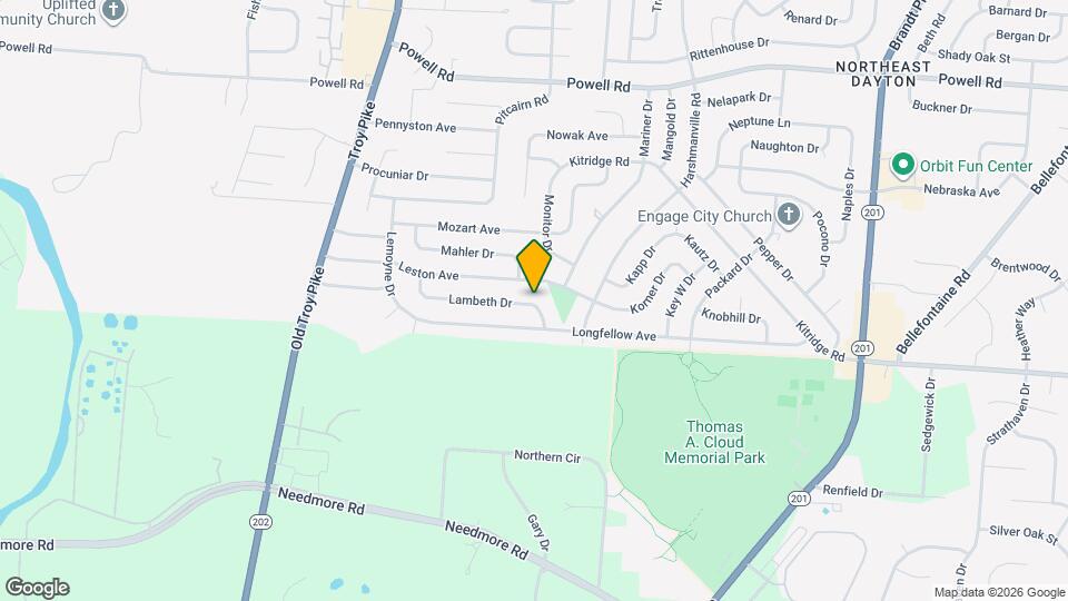 4423 Lambeth Dr Map and Location Details