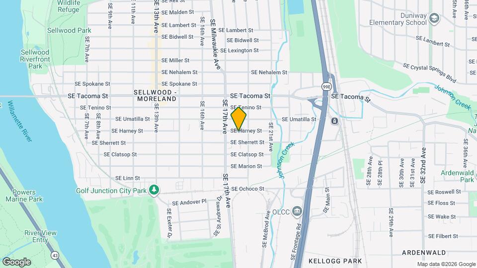 1804 SE Harney St Map and Location Details