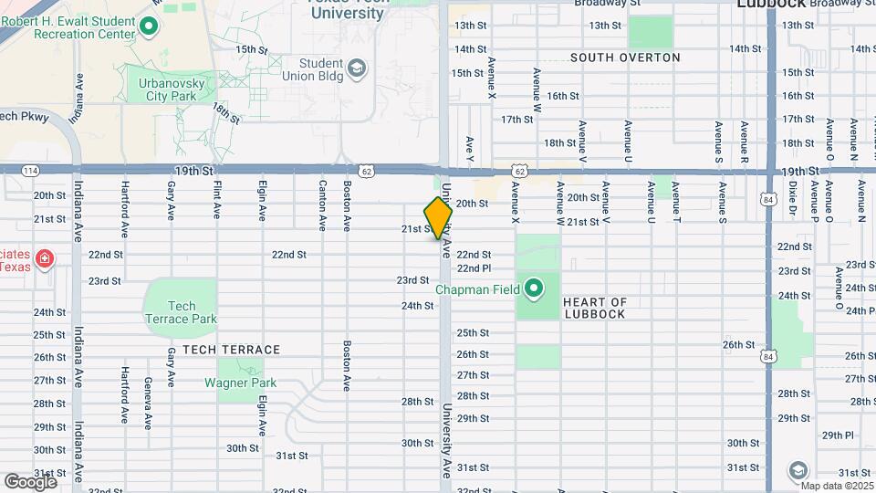 2504 22nd St Map and Location Details